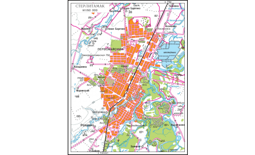Карта г.Стерлитамак