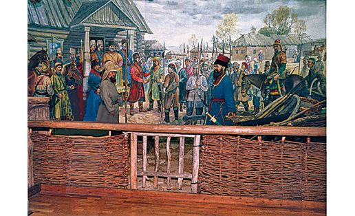 Музей Кинзи Арсланова. Фрагмент диорамы