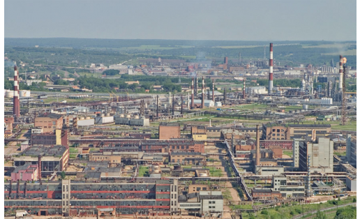 Промышленная зона города