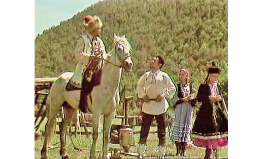 “Кинйә” нәфис фильмынан кадр. Реж. Ә.Ғ.Абдразаҡов